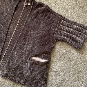 Anthropologie chenille cardigan